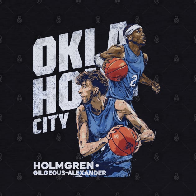 Chet Holmgren & Shai Gilgeous-Alexander Oklahoma City Duo by ClarityMacaws